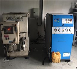 上海管路测试新旧机现场